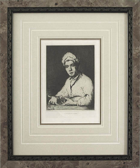 Theodule Augustin Ribot - Framed Image - Le Recette du Cuisinier