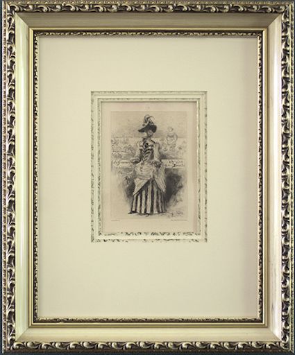 Albert Robida - Framed Image - Les Graveurs du XIX Siecle