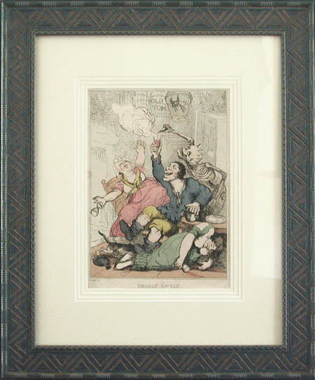 Thomas Rowlandson - Framed Image - Deadly Lively