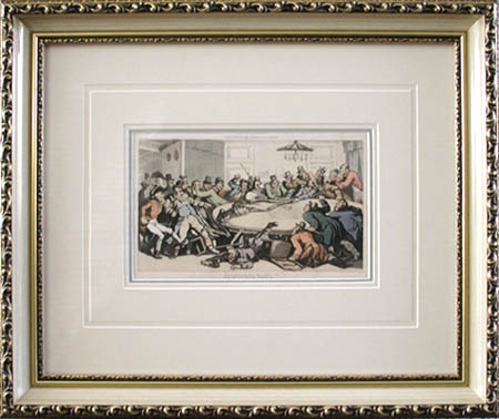 Thomas Rowlandson - Framed Image - The Gaming Table