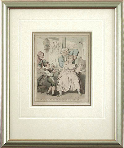 Thomas Rowlandson - Framed Image - The Tooth-Ache or Torment and Torture