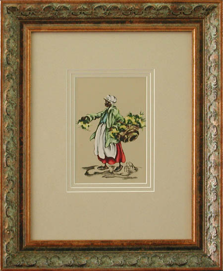 Alice Scott - Framed Image - Flower Seller