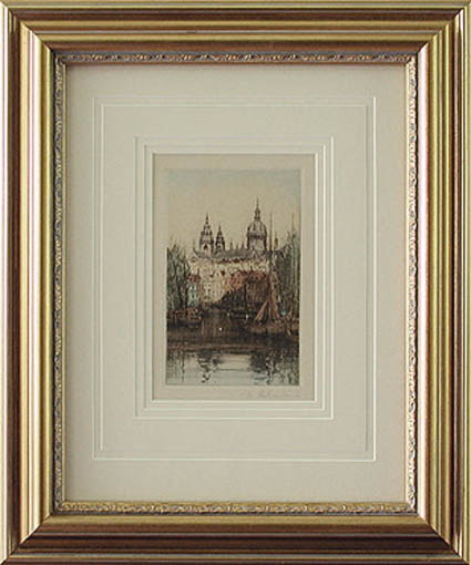Edward W. Sharland - Framed Image - Bruges