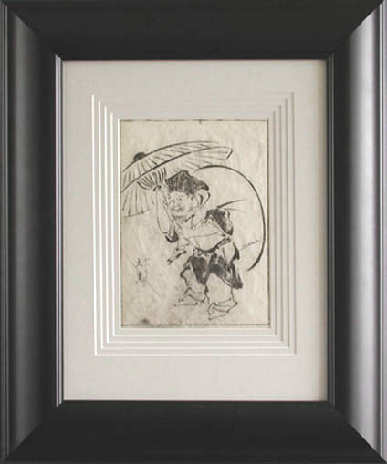 Ooka Shunboku - Framed Image - Daikoku The God of Wealth