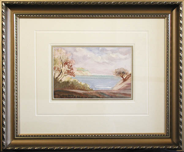 Owen P. Staples - Framed Image - Road Leading to The Lake at Port Union