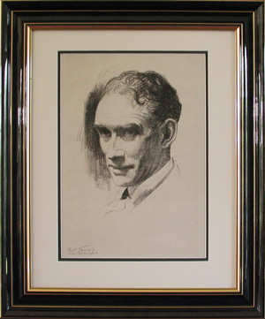 Albert Edward Sterner - Framed Image - Portrait of Rollin Kirby