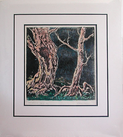 Peter Stoyan - Matted Image - Old Willow Trees