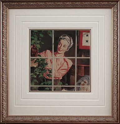 The American Red Cross - Framed Image - At the Window