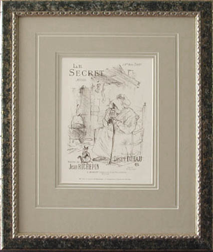 Henri Toulouse-Lautrec - Framed Image- Le Secret