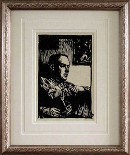 Harry Everett Townsend - Framed Image - Self Portrait