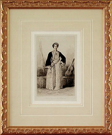 Theodore Valerio - Framed Image - Femme Mariee de Belgrade