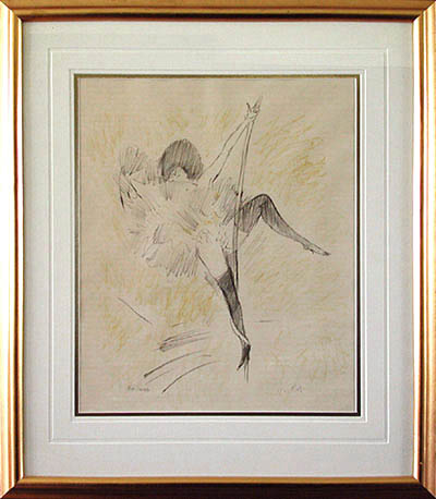 Marcel Vertes - Framed Image - Rope Dancer