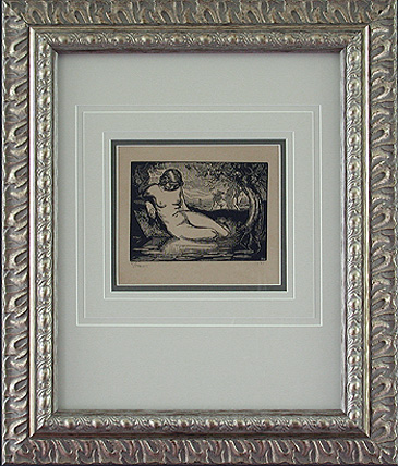 Pierre Eugene Vibert - Framed Image - Nude