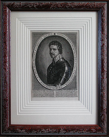 Claes Jansz Visscher - Framed Image - Sir Thomas Wentworth