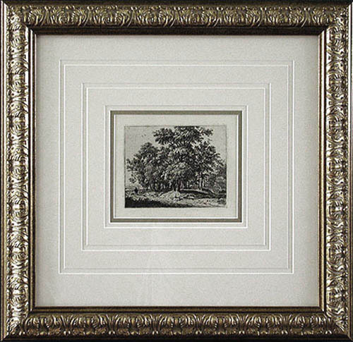 Anthonie Waterloo - Framed Image - Traveler Near a Wood