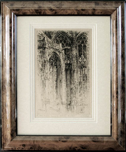 Alonzo C. Webb - Framed Image - La Petite Chapelle Arques-La-Battaille