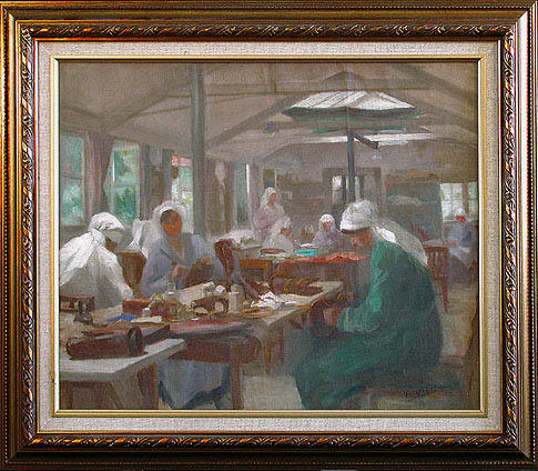 Adelaide Webster Donald - Framed Image - Women At Work For The War Effort