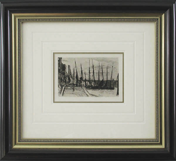 James Abbott McNeill Whistler - Framed Image - Billingsgate