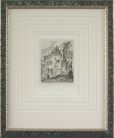 Mildred Emerson Williams - Framed Image - Corner in Chartres