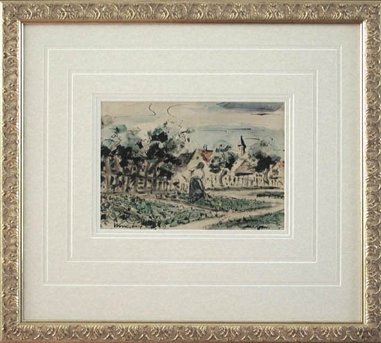 Jozsef Wosinnsky - Framed Image - Tending the Garden