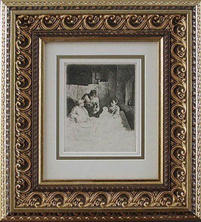 Cornelis Bega - Framed Image - Family in the Inn