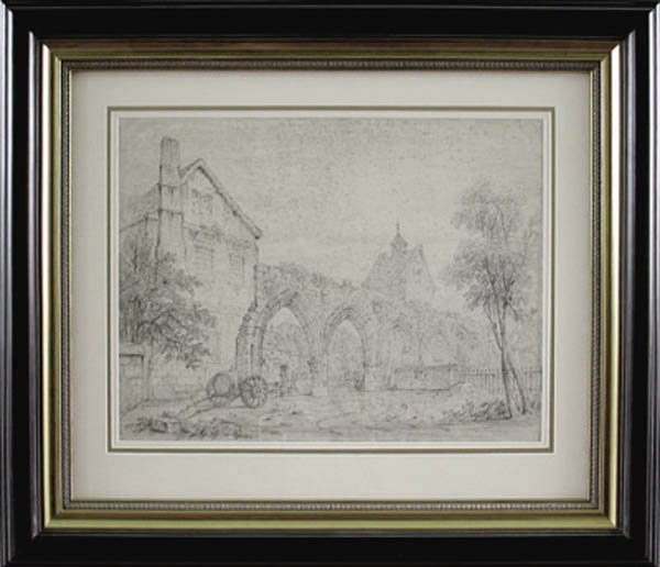 John Coney - Framed Image - Buildwas Abbey Shropshire from the N. E.