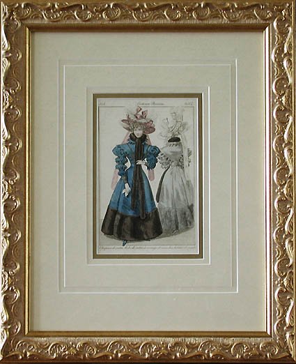 Costume Parisien Paris - Framed Image - Chapeau de Satin