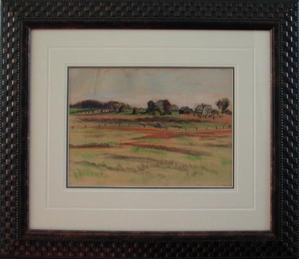 Frank Daniel Fousek - Framed Image - Ohio Farm Scene
