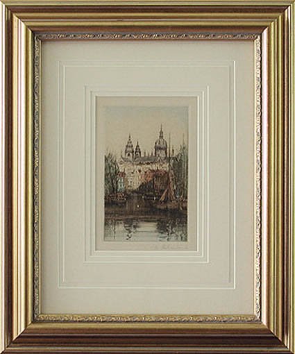Edward W. Sharland - Framed Image - Bruges