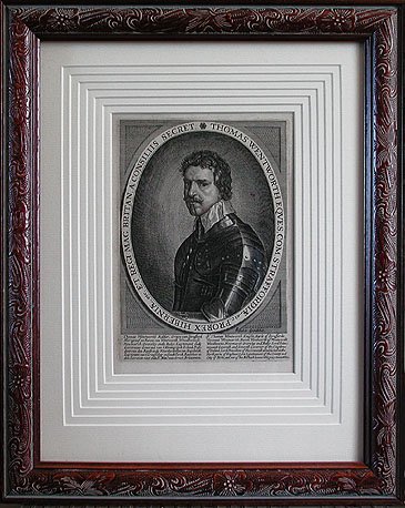 Claes Jansz Visscher - Framed Image - Sir Thomas Wentworth