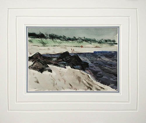 Carl Zimmerman - Matted Image - White Shell Beach