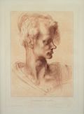 Man's Head in Profile by Thomas Vivares