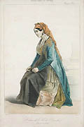 Femme de l'ile de Procidal Royaume de Naples by Alophe for the Galerie Royale de Costumes