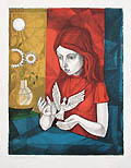 The Voice Within Original Lithograph by Irving Amen