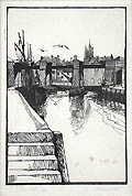 Newport Isle of Wight Original Wood Engraving by A. H. Ardenhood
