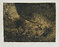 Visage Enterre Buried Countenance Original Lithograph by Toshio Ashiba