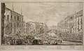 The Grande Regatta of Venice in 1709 by Guiseppe Baroni