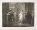 Twelfth Night The Street Duke Viola Antonio Officers Olivia Priest and Attendants Original Engraving by Francesco Bartolozzi designed by William Hamilton from the Shakspeare Gallery by John Boydell London