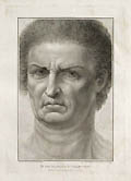 Leonardo da Vinci's Large Head of a Man by Francesco Bartolozzi