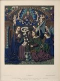 A Limoges Enamel Plaque Original lithograph by the British artist Francis Bedford published by Day & Son  for Art Treasures of the United Kingdom