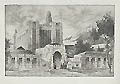 Sterling Memorial Building Yale Original Etching by Paul F. Berdanier