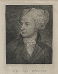 William Cowper Original Engraving by William Blake by George Romney