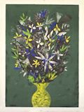 Bouquet Original Lithograph by the American artist Arnold Blanch published by the Associated American Artists New York