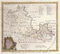 18th Century Map of Berkshire Original Engraving by the British cartographer Emanuel Bowen