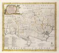 Map of Dorset by Emanuel Bowen