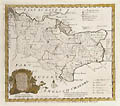 18th Century Map of Kent Original Engraving by the British cartographer Emanuel Bowen