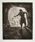 Ali Baba Original Etching by George Bradshaw