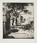 Gull Hill Original Etching by George Bradshaw