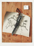 Le Revolver Original Lithograph by Roger Burlet Viennay