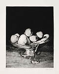 Fruit Bowl Original etching by the Italian artist Gianni Cacciarini